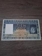 Prachtig biljet 10 gulden Grijsaard 1938, PL36a, Ophalen of Verzenden, 10 gulden