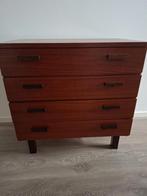 Vintage ladekastje, Ophalen, Gebruikt, 50 tot 100 cm, 3 of 4 laden