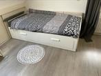 Ikea bed met onderschuifbed en laden, Ophalen, Gebruikt, Wit, Tweepersoons