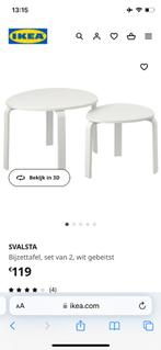 Ikea 2x tafel Salontafel bijzettafel SVALSTA, Ophalen of Verzenden