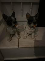 Tuinbeelden Franse Bulldog, Ophalen, Zo goed als nieuw, Kunststof, Dierenbeeld