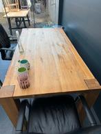 Eettafel design eiken en leren stoelen van het merk Vitra, Ophalen, Gebruikt, Minder dan 4 stoelen