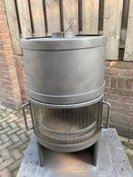 ronde houtkachel, merk Harrie Leenders, Ophalen, Houtkachel, Zo goed als nieuw, Vrijstaand