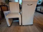 eetkamerstoelen, Huis en Inrichting, Stoelen, Ophalen, Gebruikt, Overige kleuren, Leer