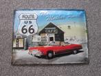 ROUTE 66 BLIKKEN RECLAMEBORD, Verzamelen, Merken en Reclamevoorwerpen, Ophalen, Zo goed als nieuw, Reclamebord