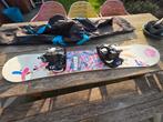 Snowboard incl flow bindingen, Ophalen, Gebruikt, Bindingen