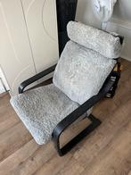 IKEA Poang Stoel met Schapenvacht, Ophalen, Gebruikt, 75 tot 100 cm, 50 tot 75 cm