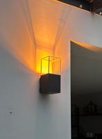 3x Eglo wandlamp zwart goud GU10, Huis en Inrichting, Woonaccessoires | Zuilen en Pilaren, Ophalen of Verzenden, Zo goed als nieuw