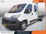 Citroen Jumper 131pk Open laadbak Dubbele Cabine 7 persoons, Auto's, Bestelauto's, Voorwielaandrijving, Stof, Gebruikt, Euro 6