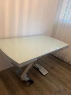 Moderne uitschuifbare eettafel, Huis en Inrichting, Tafels | Eettafels, Ophalen, 50 tot 100 cm, Zo goed als nieuw, Vijf personen of meer