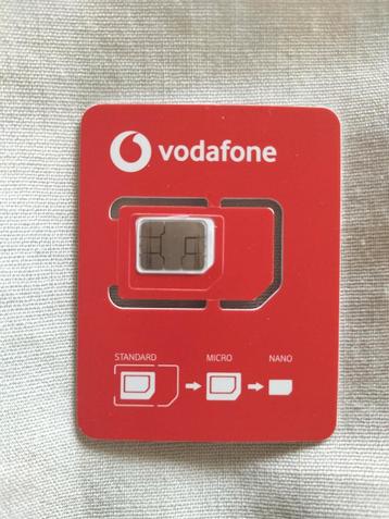 2 top nummers Vodafone prepaid simkaart nummers  beschikbaar voor biedingen