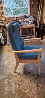 stoel te koop, Huis en Inrichting, Stoelen, Ophalen, Gebruikt, Blauw, Eén