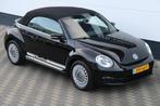 Volkswagen Beetle Cabriolet 2.5 170PK Aut. Leder Cruise !, Gebruikt, 4 stoelen, Zwart, Bedrijf