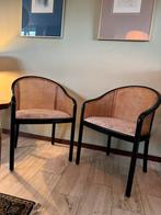 2x WARD BENNETT / TONON Italy “Barrel Chairs”, Ophalen, Zo goed als nieuw, Twee