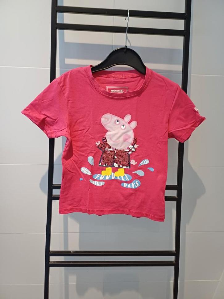 Peppa Pig t-shirt van Regatta, maat 110, Kinderen en Baby's, Kinderkleding | Maat 110, Gebruikt, Meisje, Shirt of Longsleeve, Ophalen of Verzenden