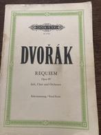 Bladmuziek van Antonín Dvořák‘s Requiem, op. 89, Muziek en Instrumenten, Bladmuziek, Koor, Gebruikt, Ophalen of Verzenden, Artiest of Componist