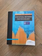 Statistical methods for psychology - David howell, Verzenden, Beta, David howell, WO