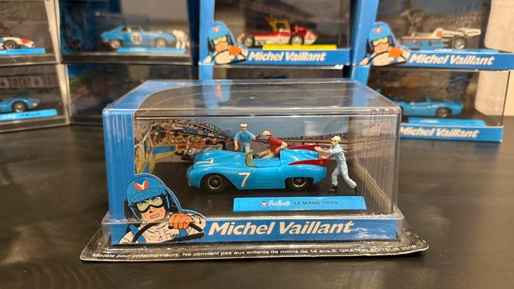 Nr39. Vaillante Le Mans type ll (niet seal)- Michel Vaillant, Hobby en Vrije tijd, Modelauto's | 1:43, Gebruikt, Auto, Overige merken