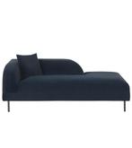 Beliani - Linkszijdige Chaise Longue bank, Ophalen, Zo goed als nieuw, Tweepersoons, Blauw