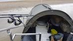 Raptor)Rubberboot met tent steahlt 420 cm karper met trailer, Ophalen, Zo goed als nieuw, Tot en met 2