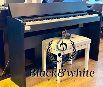 Zwarte Roland Digitale elektrische piano Incl Garantie, Kruk beschikbaar voor biedingen