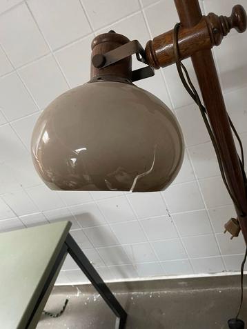 Vintage sta lamp kap scheurtje beschikbaar voor biedingen