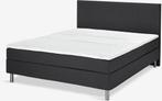 Boxspring 120x200, Huis en Inrichting, Ophalen, Gebruikt, Grijs, Twijfelaar