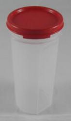 Tupperware Ruimtespaarder Rond 650 ml Rood nieuw, Nieuw, Ophalen of Verzenden, Bus of Trommel, Rood