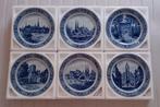 Delft Porceleyne Fles - 6 wandborden Hoyng te Eindhoven 1978, Antiek en Kunst, Ophalen of Verzenden
