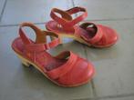Zeer aparte rood leren sandaal ART 36-37 snazzeys, Verzenden, Nieuw, Sandalen of Muiltjes, Rood