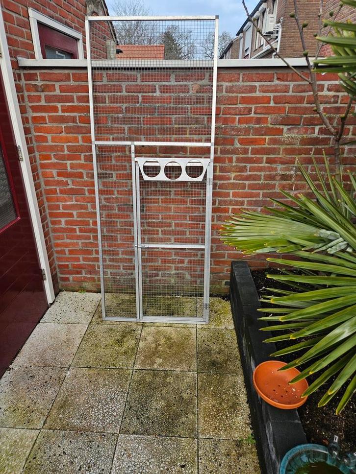 Te koop 3 aluminium panelen, Dieren en Toebehoren, Vogels | Hokken en Kooien, Gebruikt, Volière, Aluminium, Ophalen