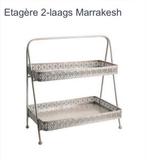 Marrakech Oosterse etagere 2-laags (NIEUW), Nieuw, Ophalen of Verzenden