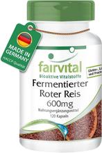 Gefermenteerde Rode Rijst 600mg 120 Capsules I FAIRVITAL, Verzenden