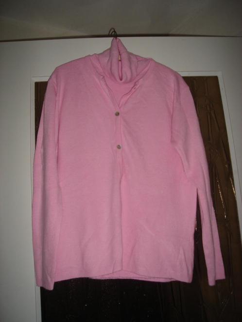Babyroze twinset van Anna E. Luca, Kleding | Dames, Truien en Vesten, Zo goed als nieuw, Maat 38/40 (M), Roze, Ophalen of Verzenden