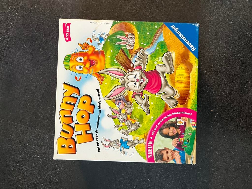 Bunny hop spel, Ophalen, Gebruikt