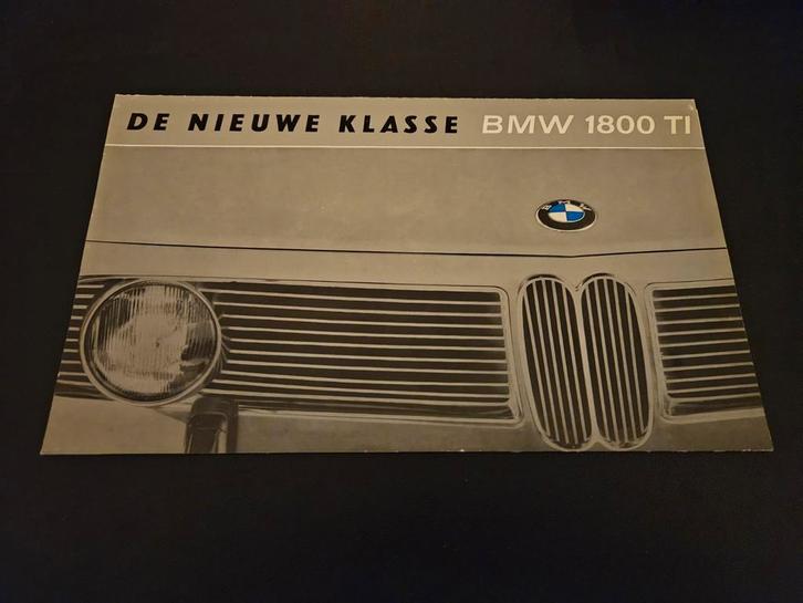 Brochure BMW 1800 TI, Boeken, Auto's | Folders en Tijdschriften, Zo goed als nieuw, BMW, Ophalen of Verzenden