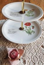 SALE Vintage Arzberg etagere,  klaproos en  rolklaver, Huis en Inrichting, Gebruikt, Ophalen of Verzenden, Bord(en), Overige stijlen