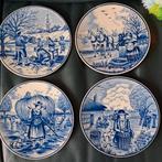 4 mooie jaargetijden borden, Antiek en Kunst, Ophalen of Verzenden