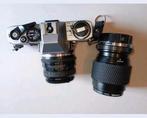 Olympus OM10 + lenzen, Ophalen of Verzenden, Zo goed als nieuw, Spiegelreflex, Olympus