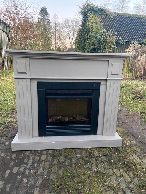 Elektrische sfeerhaard met schouw, Huis en Inrichting, Haarden, Ophalen