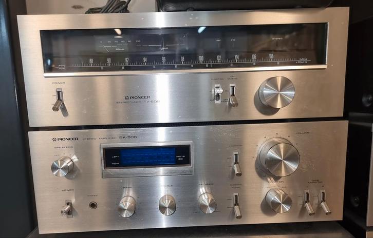 Pioneer SA-508 & TX-608 Stereo Versterker en Tuner Set, Audio, Tv en Foto, Versterkers en Receivers, Gebruikt, Stereo, 60 tot 120 watt