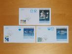 3 Enveloppen Nat Vlootdagen 1990, '91, '92 Speciale uitgave, Postzegels en Munten, Ophalen of Verzenden, Envelop