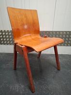 vintage stoel (+1 gratis) schoolstoelen eetkamerstoelen, Huis en Inrichting, Stoelen, Ophalen, Gebruikt, Overige kleuren, Vintage design Mid Century jaren 60 70 80 schoolstoel pagholz