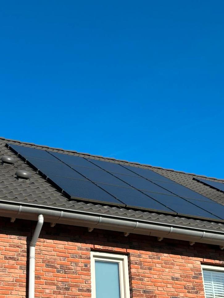 Compleet zonnepanelensysteem 12st, Doe-het-zelf en Verbouw, Zonnepanelen en Toebehoren, Zo goed als nieuw, Compleet systeem, Ophalen