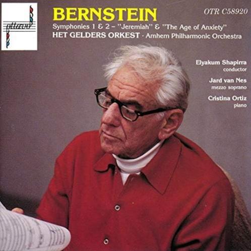 Bernstein, Leonard / Symphonie 1 "Jeremiah" & Symphonie 2, Cd's en Dvd's, Cd's | Klassiek, Gebruikt, Orkest of Ballet, Modernisme tot heden