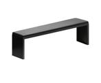 ZEUS irony bench design leer staal, Huis en Inrichting, Banken | Bankstellen, Ophalen, Minder dan 75 cm, Leer, Zo goed als nieuw