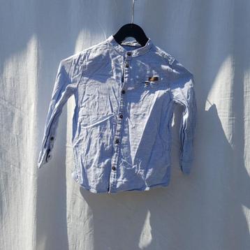 Leuk lichtblauw overhemd. Mt 122. Merk H&M beschikbaar voor biedingen