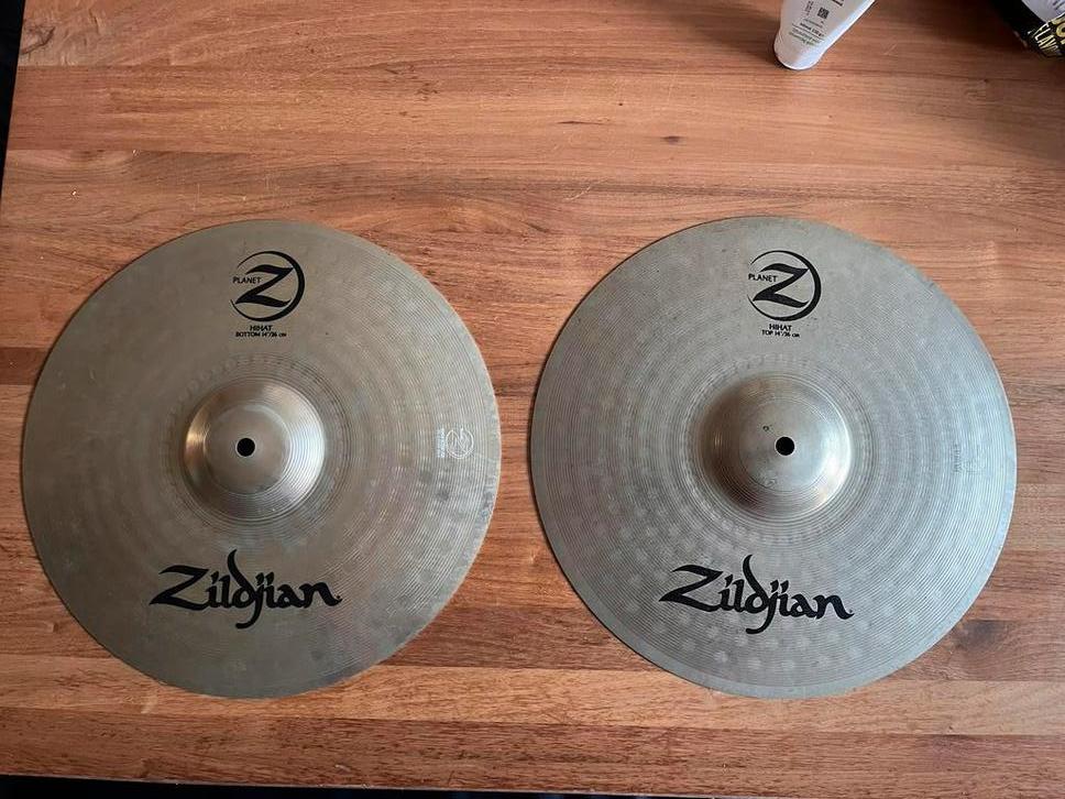 Zildjian Z planet hihats 14 inch, Muziek en Instrumenten, Ophalen of Verzenden, Zo goed als nieuw, Overige merken