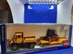 SIKU 2522 Unimog met aanhanger en heftruck, Hobby en Vrije tijd, Modelauto's | 1:50, Ophalen of Verzenden, Nieuw, Bus of Vrachtwagen