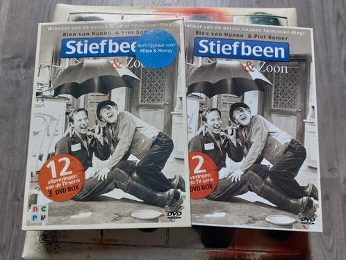 3 DVD'S-KOMEDIE/TV SERIE-STIEFBEEN & ZOON, Cd's en Dvd's, Dvd's | Tv en Series, Zo goed als nieuw, Komedie, Boxset, Alle leeftijden